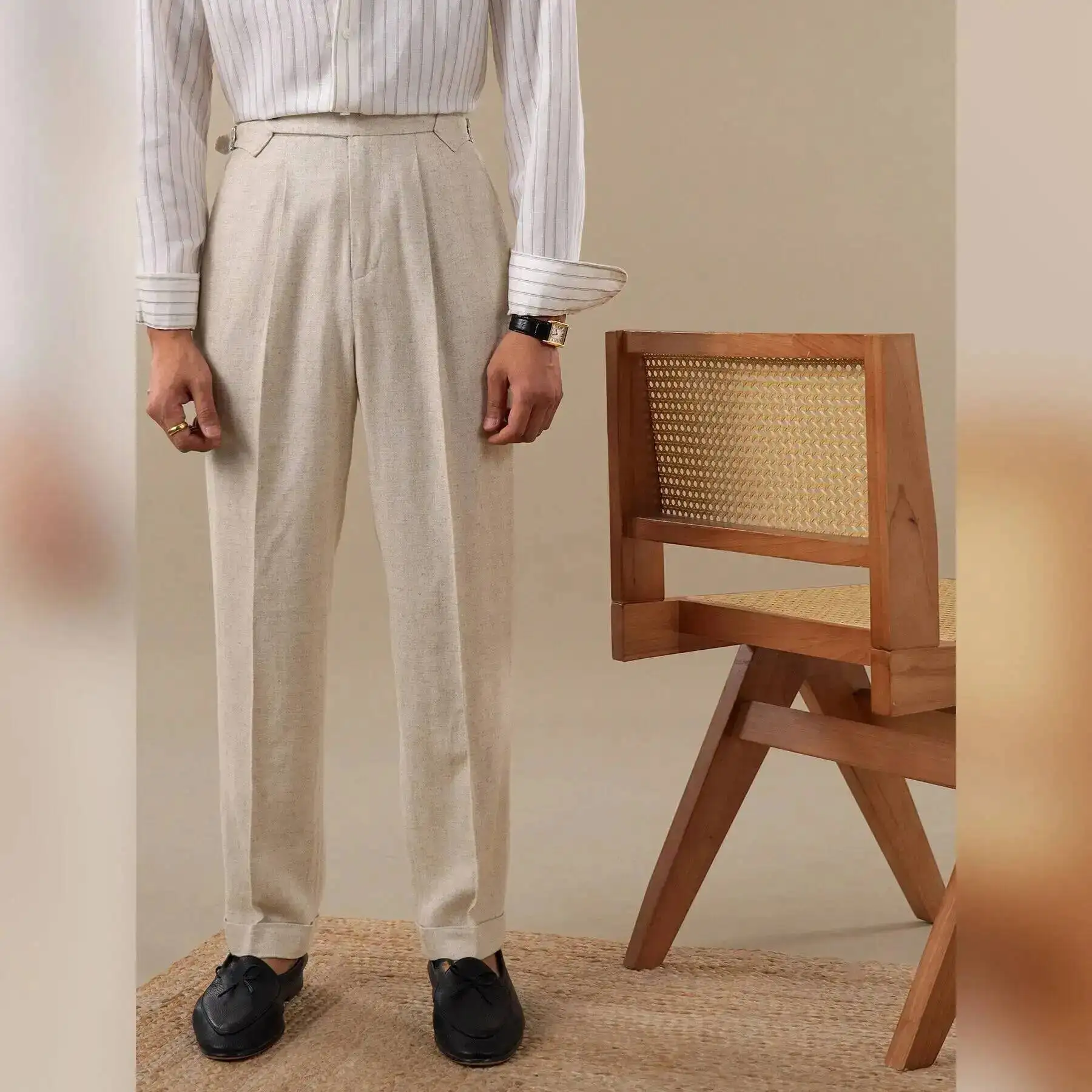 Men Drapey Linen Blend Pants Breathable Refreshing Casual Business Naples Trousers Men's Social Trousers Pantalones Hombre 2026
Men Drapey Linen Blend Pants Breathable Refreshing Casual Business Naples Trousers Men's Social Trousers Pantalones Hombre 2026