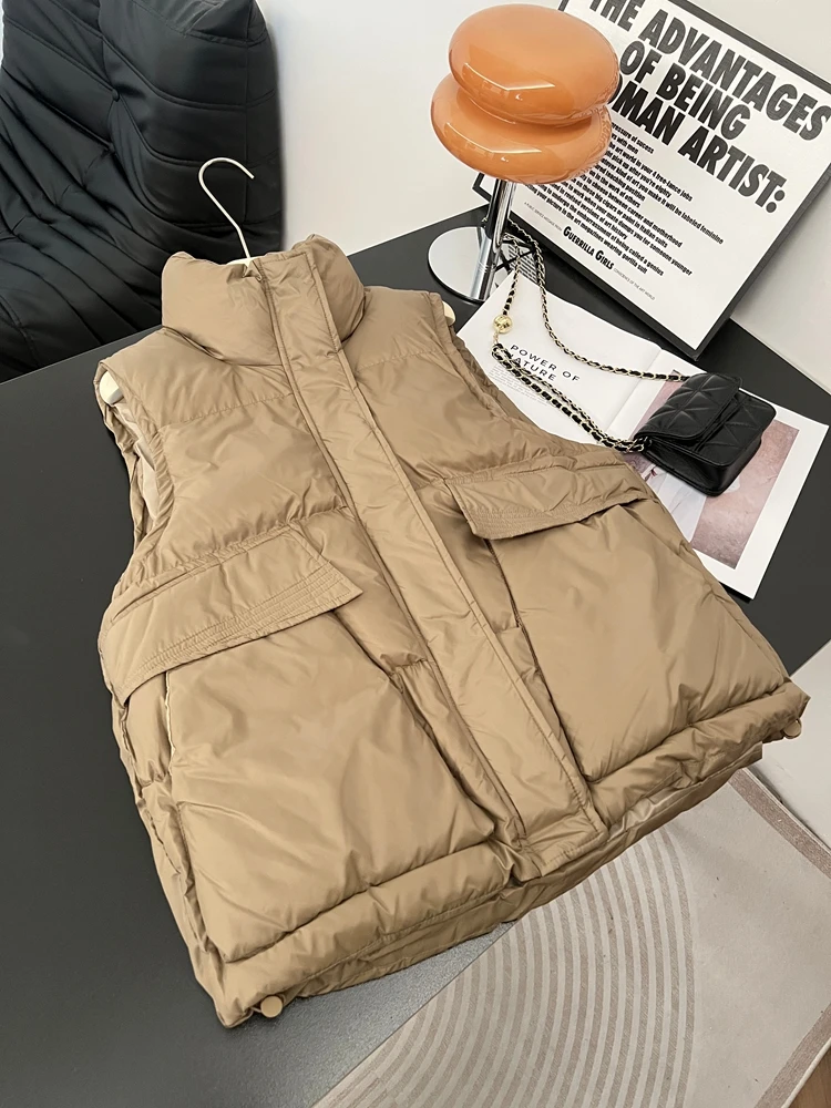 Женская утепленная жилетка больших размеров на молнии, осенне-зимняя, новая, свободного кроя, для повседневной носки
Женская утепленная жилетка больших размеров на молнии, осенне-зимняя, новая, свободного кроя, для повседневной носки