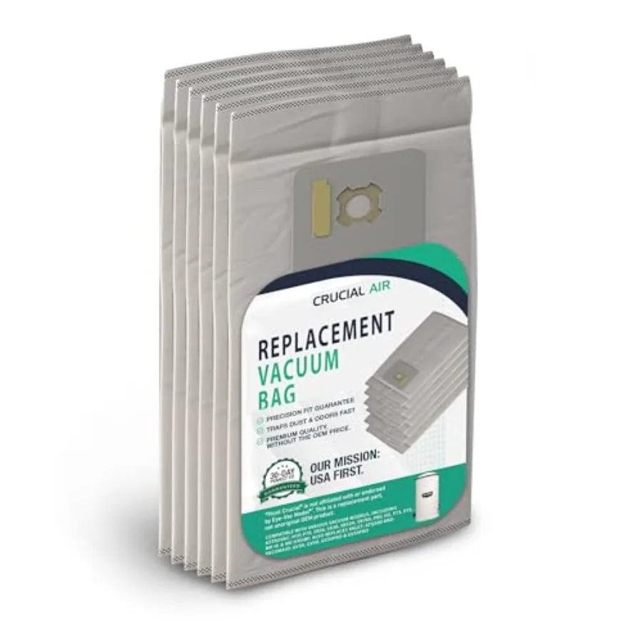 6 пакетов для пылесосов Valet и VacuMaid, совместимых с AstroVac Part # HPB2HPK и HPB2H подходят для моделей: H1P P70 SR36 SR38 SR52H ATQ300
6 пакетов для пылесосов Valet и VacuMaid, совместимых с AstroVac Part # HPB2HPK и HPB2H подходят для моделей: H1P P70 SR36 SR38 SR52H ATQ300