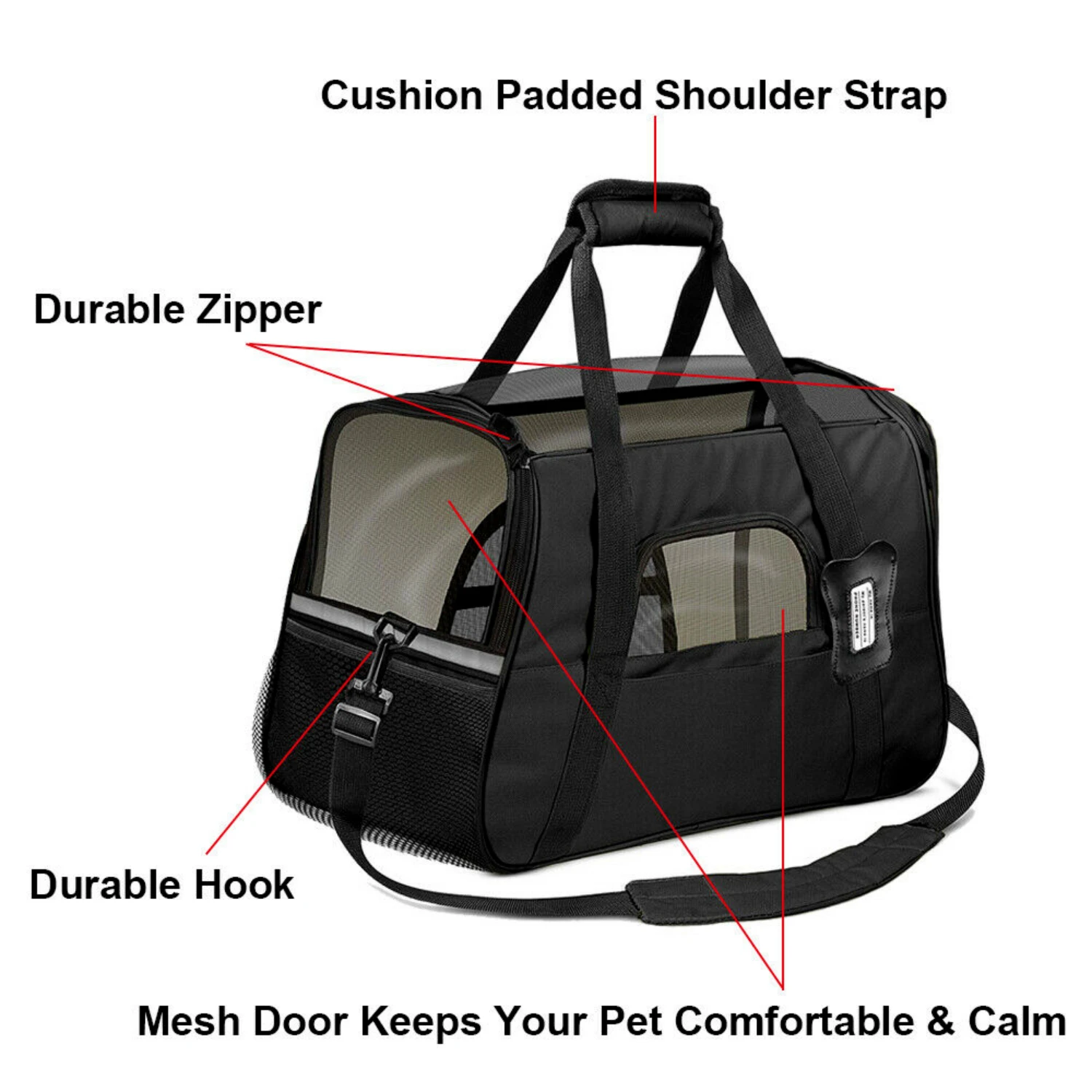 Luxurious, Stylish, and Secure Pet Tote Bag with Deluxe Padding for On-the-Go Pet Owners - Ultimate Premium Quality Design for P
Luxurious, Stylish, and Secure Pet Tote Bag with Deluxe Padding for On-the-Go Pet Owners - Ultimate Premium Quality Design for P