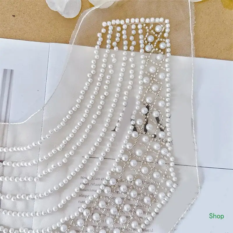 Dropship Embroidered Beadwork Collar Applique Mesh Collar Accessory For Elegances Social Gatherings Clothing Garment Decoration
Dropship Embroidered Beadwork Collar Applique Mesh Collar Accessory For Elegances Social Gatherings Clothing Garment Decoration