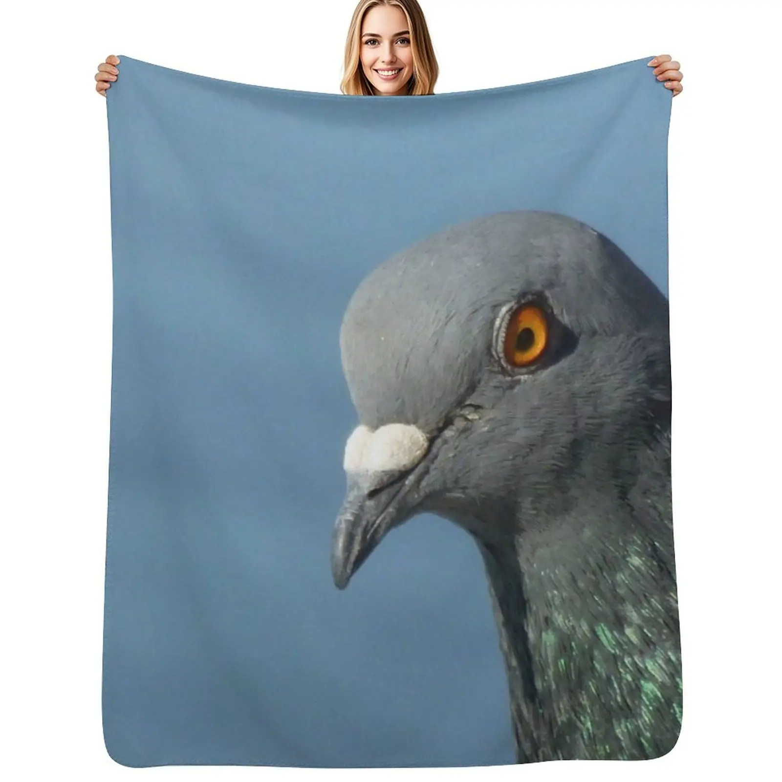 Pigeon Close Up Photography Throw Blanket Ultra Plush Cozy Blanket for Napping Sleeping
Pigeon Close Up Photography Throw Blanket Ultra Plush Cozy Blanket for Napping Sleeping