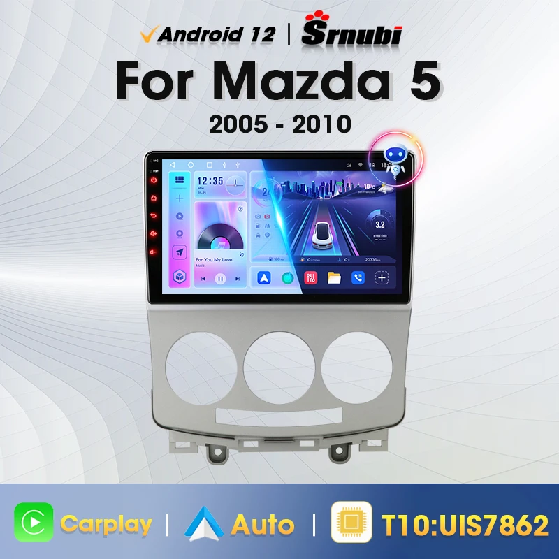 2Din Android 12 for Mazda 5 2005 - 2010 Car Radio Multimedia Video Player 4G WIFI Stereo Navigation Carplay Auto GPS Head Unit
2Din Android 12 for Mazda 5 2005 - 2010 Car Radio Multimedia Video Player 4G WIFI Stereo Navigation Carplay Auto GPS Head Unit