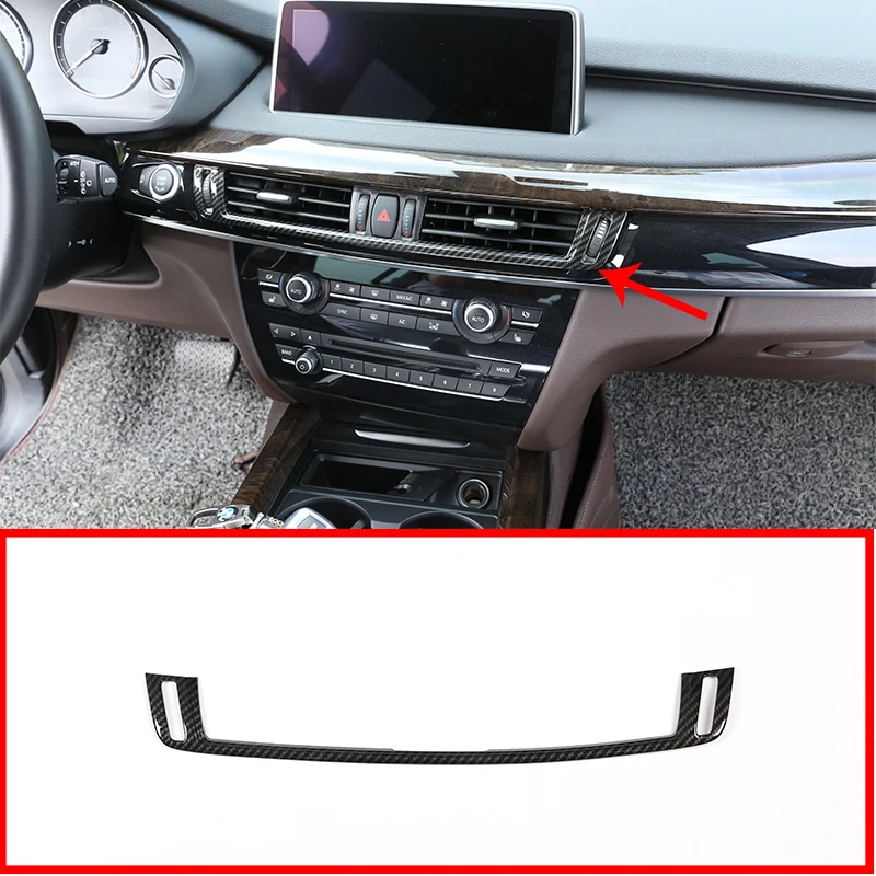 For BMW X5 X6 F15 F16 2015-2017 Carbon Fiber ABS Console Air Conditioning Vent Cover Frame Trim Accessories
For BMW X5 X6 F15 F16 2015-2017 Carbon Fiber ABS Console Air Conditioning Vent Cover Frame Trim Accessories