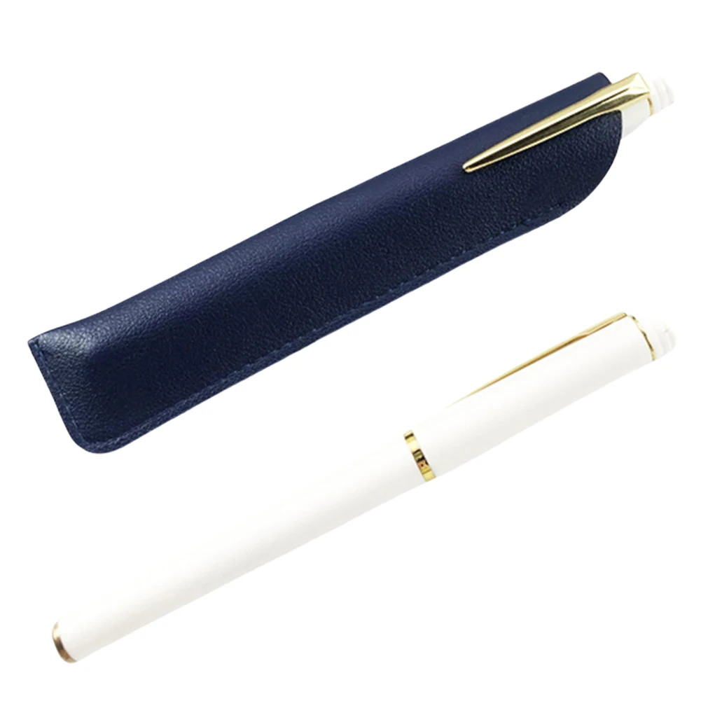 PU Leather Pencil Bag Holder Lightweight Ballpen Storage Bag Portable Pen Sleeve Pouch for Office Company
PU Leather Pencil Bag Holder Lightweight Ballpen Storage Bag Portable Pen Sleeve Pouch for Office Company