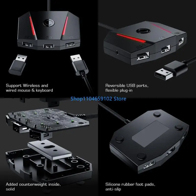 Intelligent Consoles Converter Multi System Gaming Adapters Plugs & Play Game Controller Adapters Suitable for VX2 AimBo
Intelligent Consoles Converter Multi System Gaming Adapters Plugs & Play Game Controller Adapters Suitable for VX2 AimBo