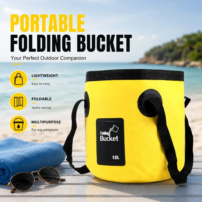Portable Collapsible Bucket PVC Waterproof Water Container Lightweight Storage Tub for Outdoor Camping Fishing Multifunctional
Portable Collapsible Bucket PVC Waterproof Water Container Lightweight Storage Tub for Outdoor Camping Fishing Multifunctional