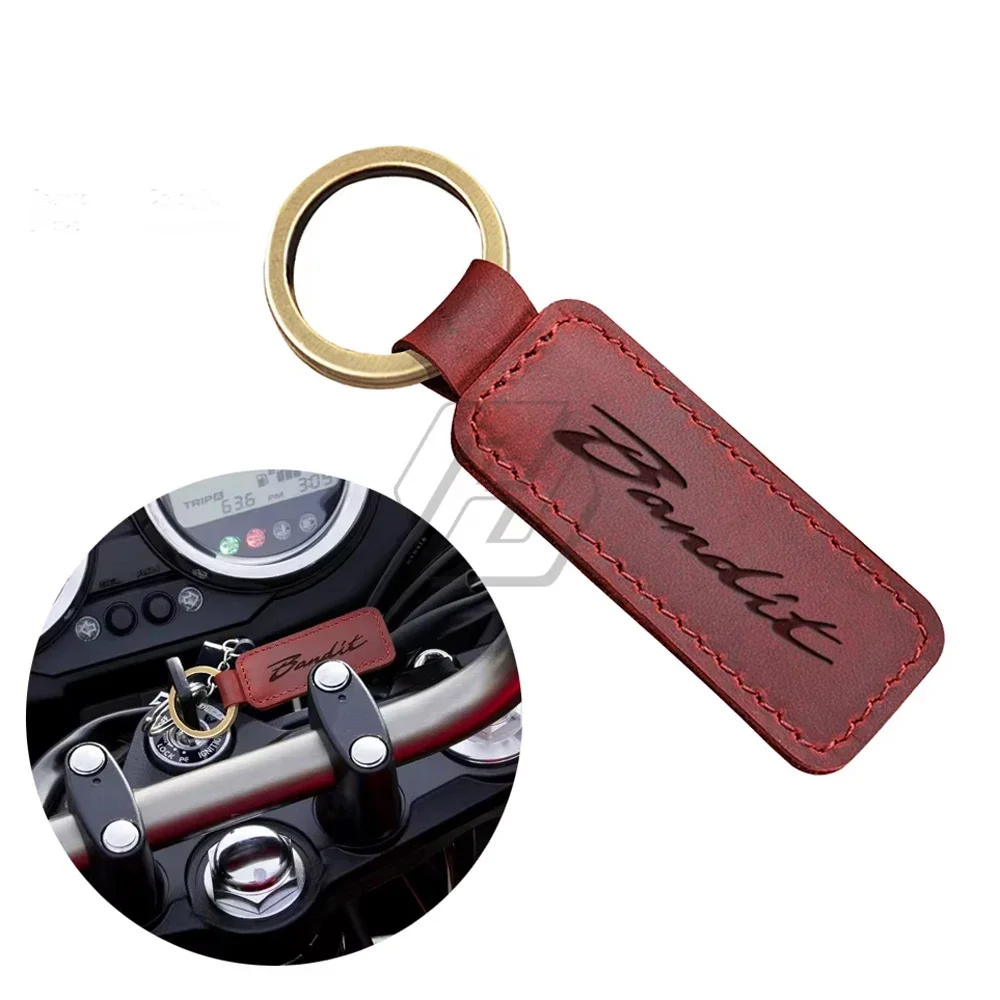 For Suzuki Bandit 150 400 1200 1250 1250S Key Motorcycle Cowhide Keychain Key Ring Case
For Suzuki Bandit 150 400 1200 1250 1250S Key Motorcycle Cowhide Keychain Key Ring Case