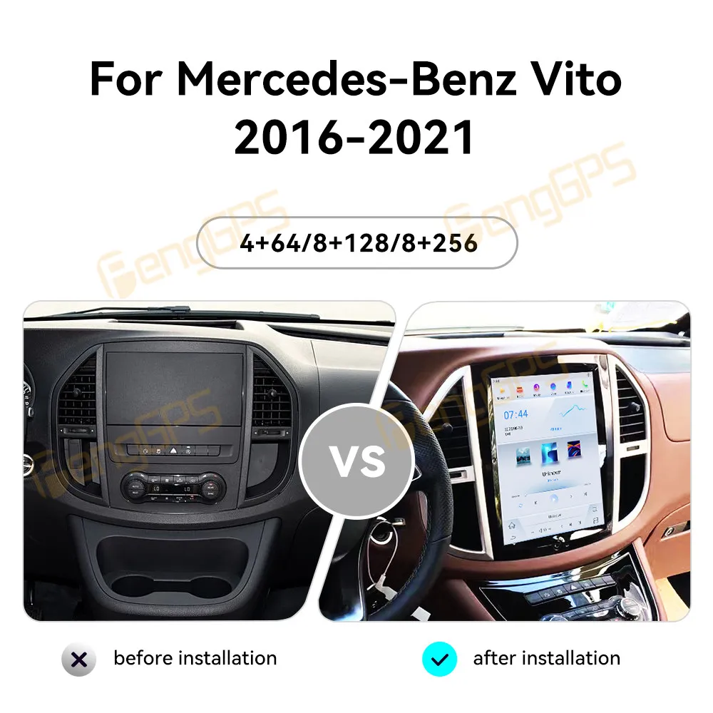 Android 13 Car Radio For Mercedes-Benz Vito 2016-2021 Multimedia DVD Player Video Stereo 12 " Carplay GPS Navigation Host DSP BT
Android 13 Car Radio For Mercedes-Benz Vito 2016-2021 Multimedia DVD Player Video Stereo 12 " Carplay GPS Navigation Host DSP BT