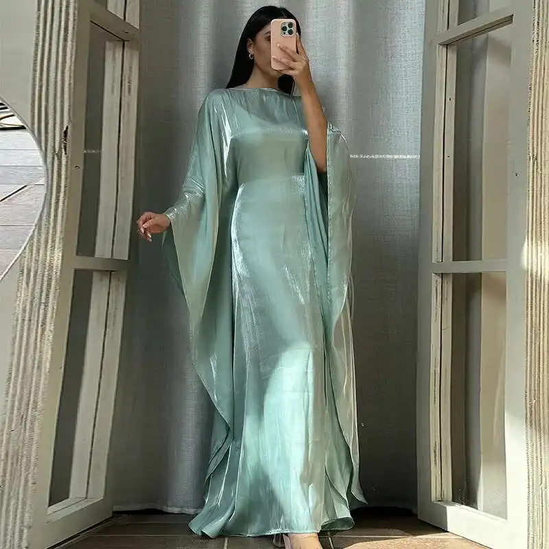 Модное платье с рукавами «летучая мышь» в Дубае, мягкое и элегантное малайское длинное платье-рубашка, платье Абая, халат Абая, Рамадан, Дубай, роскошный ислам, элегантный
Модное платье с рукавами «летучая мышь» в Дубае, мягкое и элегантное малайское длинное платье-рубашка, платье Абая, халат Абая, Рамадан, Дубай, роскошный ислам, элегантный