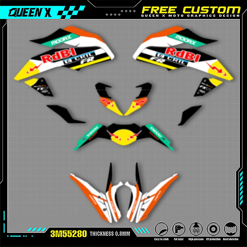 Queen X MOTOR Graphics Decals Stickers Kits For KTM DUKE 125 390 2017 2018-2020 Motorcycle Accessories Numer Name Custom 002
Queen X MOTOR Graphics Decals Stickers Kits For KTM DUKE 125 390 2017 2018-2020 Motorcycle Accessories Numer Name Custom 002