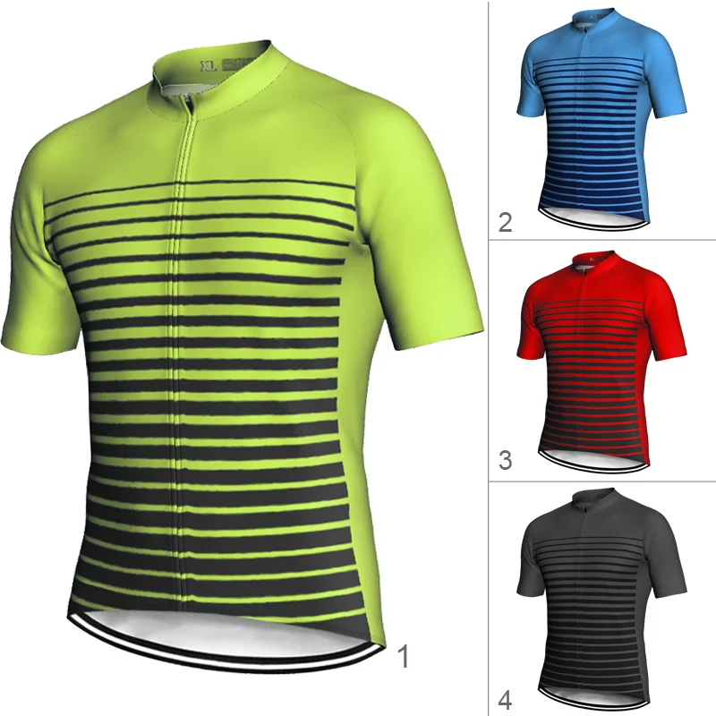 Outdoor Cycling Jersey for Men, Short Sleeve, Road Bicycle Jacket, MTB Road Bike Wear, Comfortable Tight Stripe Clothes
Outdoor Cycling Jersey for Men, Short Sleeve, Road Bicycle Jacket, MTB Road Bike Wear, Comfortable Tight Stripe Clothes