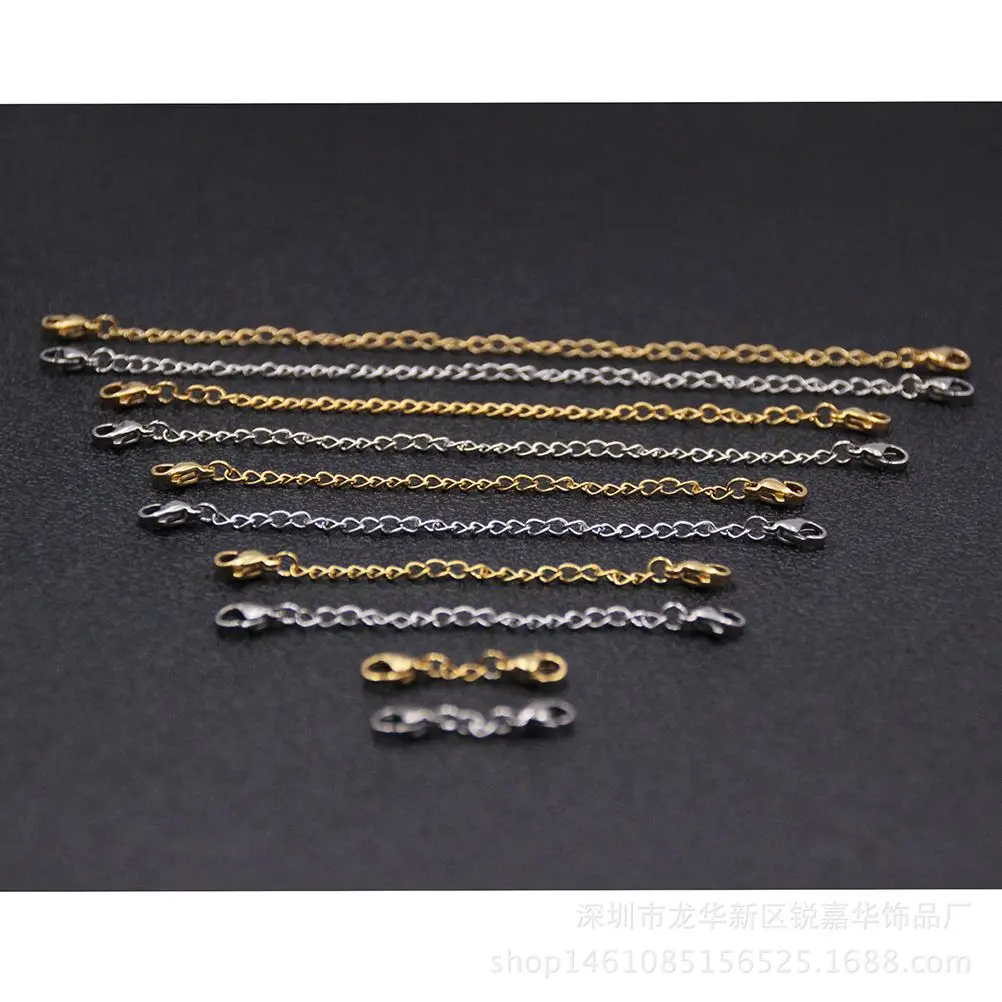 5Pcs Extender Chains Lobster Clasp Set Necklace Bracelet Jewelry Making Supplies Components Findings Metal Accessories
5Pcs Extender Chains Lobster Clasp Set Necklace Bracelet Jewelry Making Supplies Components Findings Metal Accessories