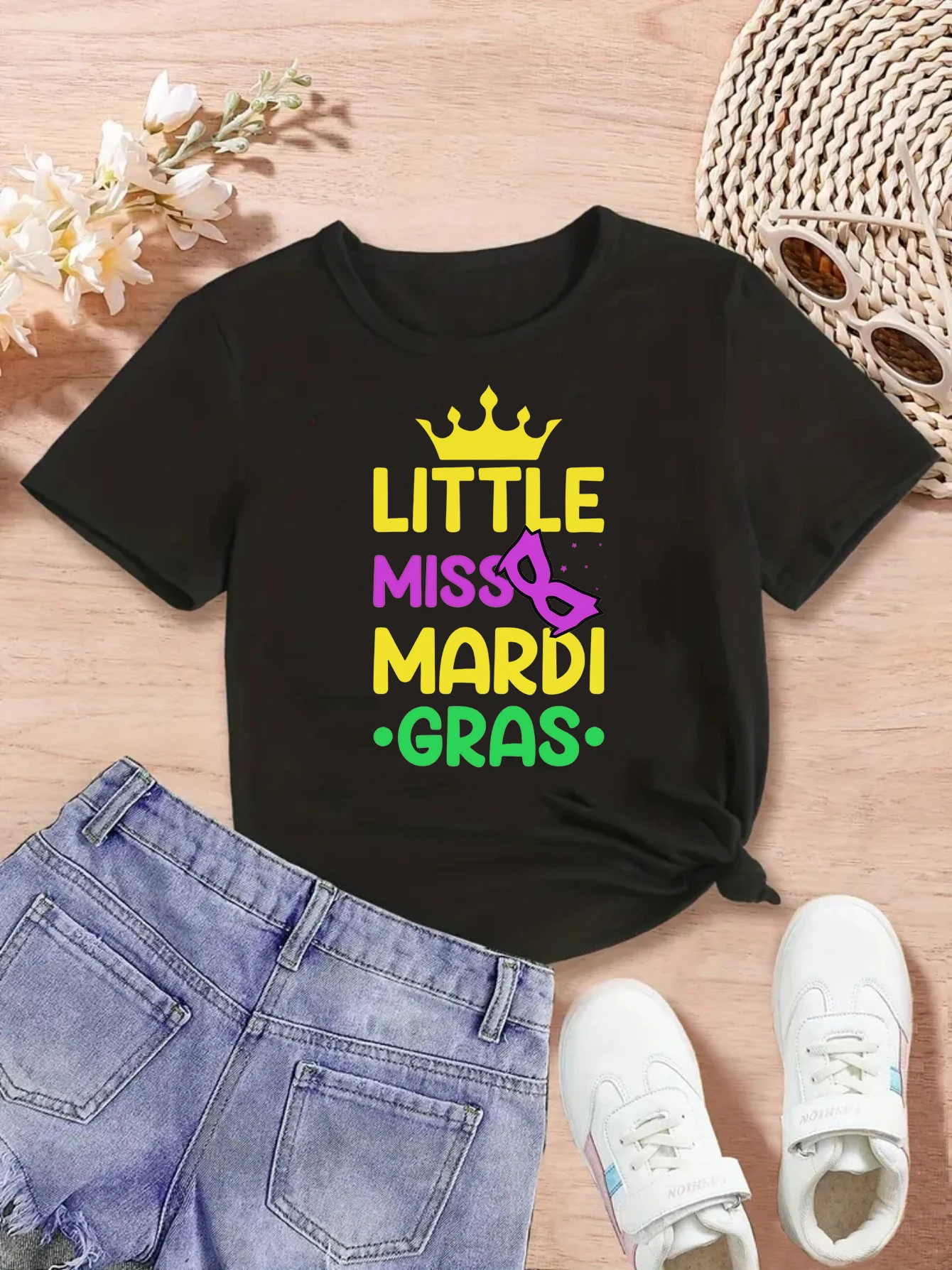 Little Miss Mardi Gras Crown Letter Print Tshirt Girls Kawaii Kids Clothes Mardi Gras Gift T-Shirt Kawaii Carnival Kids Clothes
Little Miss Mardi Gras Crown Letter Print Tshirt Girls Kawaii Kids Clothes Mardi Gras Gift T-Shirt Kawaii Carnival Kids Clothes
