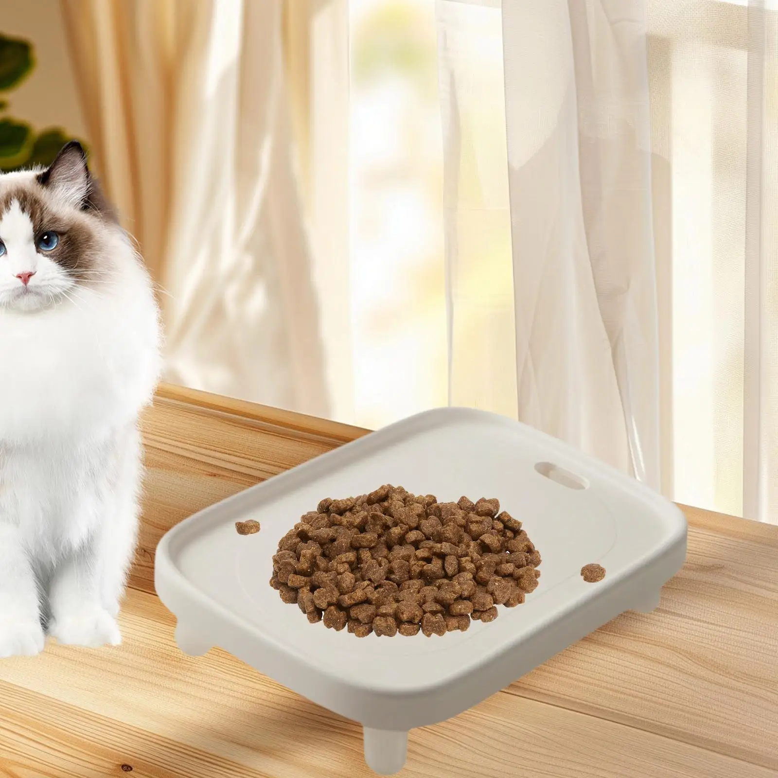 Cat Feeder Stand Raised Puppy Feeder Stand Pet Food Table Pet Feeding Bowl Stand for Indoor
Cat Feeder Stand Raised Puppy Feeder Stand Pet Food Table Pet Feeding Bowl Stand for Indoor