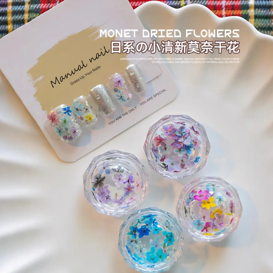 Real Natural Mini Dried Flowers Nail Charm Y2K 16Color 3D Dried Flower Nail Art Parts DIY Flakes for Manicure Supplies
Real Natural Mini Dried Flowers Nail Charm Y2K 16Color 3D Dried Flower Nail Art Parts DIY Flakes for Manicure Supplies
