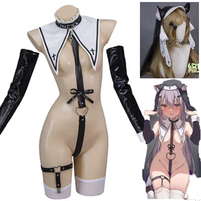 Nun Cat Sexy Uniform JK Cosplay Costume Hats Sexy Maid lingeries Fanart Women Girls Halloween Roleplay Prop Full Set
Nun Cat Sexy Uniform JK Cosplay Costume Hats Sexy Maid lingeries Fanart Women Girls Halloween Roleplay Prop Full Set