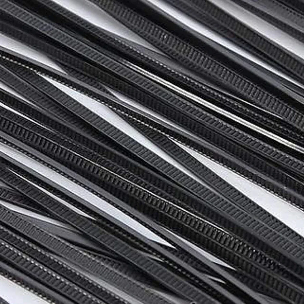 100Pcs/Pack 3*200mm Nylon Cable Ties Self Locking Black For Home Appliance Assorted Black Plastic Zip Loop Wire Wrap
100Pcs/Pack 3*200mm Nylon Cable Ties Self Locking Black For Home Appliance Assorted Black Plastic Zip Loop Wire Wrap