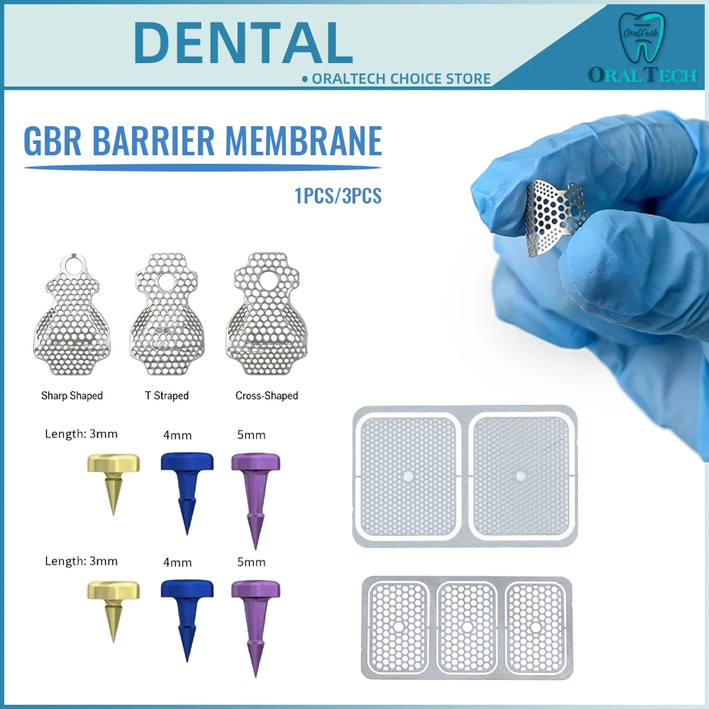 Dental GBR Barrier Membrane Flexible Mesh for Dental Implant Bone Regeneration and Periodontal Reconstruction Surgery
Dental GBR Barrier Membrane Flexible Mesh for Dental Implant Bone Regeneration and Periodontal Reconstruction Surgery