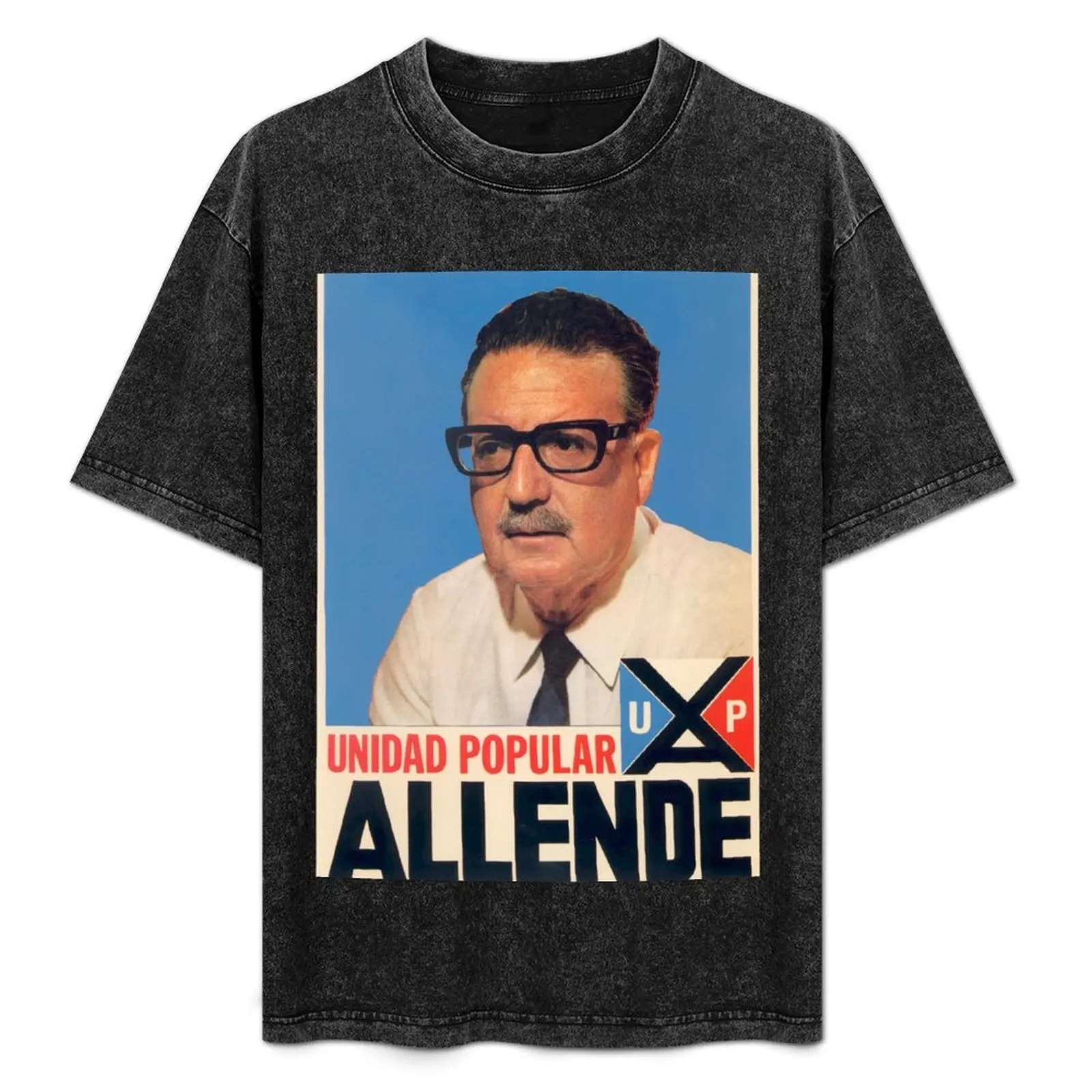 Chilean poster from the 1970 presidential election T-Shirt Plus Size Summer Casual T-Shirt
Chilean poster from the 1970 presidential election T-Shirt Plus Size Summer Casual T-Shirt