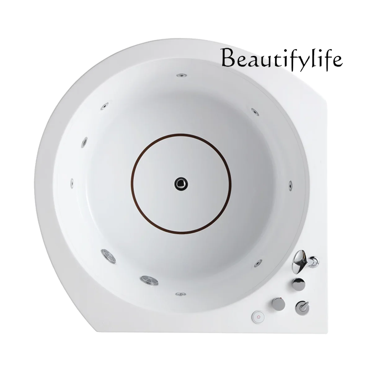 Circular acrylic independent massage bathtub LED upgradable constant temperature system Bubble bath Bluetooth music
Circular acrylic independent massage bathtub LED upgradable constant temperature system Bubble bath Bluetooth music