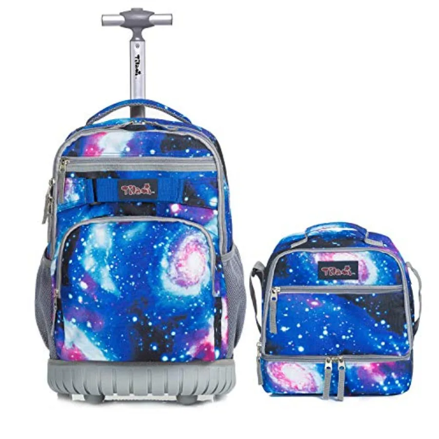 Rolling Backpack 19 with Lunch Bag Wheeled Laptop Backpack
Rolling Backpack 19 with Lunch Bag Wheeled Laptop Backpack