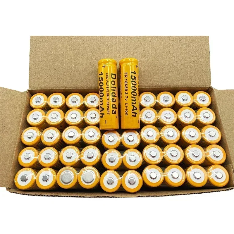 18650 3.7V 15000mAh High Capacity Rechargeable Li-ion Battery for LED Flashlight Torch And Electronic Devices
18650 3.7V 15000mAh High Capacity Rechargeable Li-ion Battery for LED Flashlight Torch And Electronic Devices