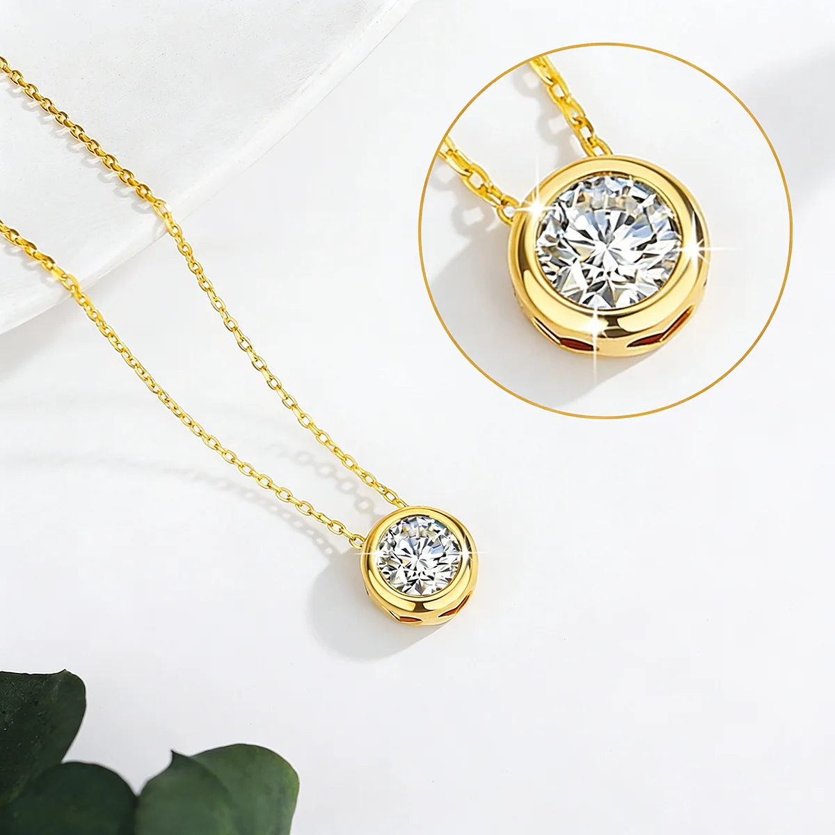 SDOOU Classic 100% Real 18k Gold 0.5-1ct Solitaire Bubble Moissanite Necklace Chain For Women AU750 Pendant Party Bridal Jewelry
SDOOU Classic 100% Real 18k Gold 0.5-1ct Solitaire Bubble Moissanite Necklace Chain For Women AU750 Pendant Party Bridal Jewelry