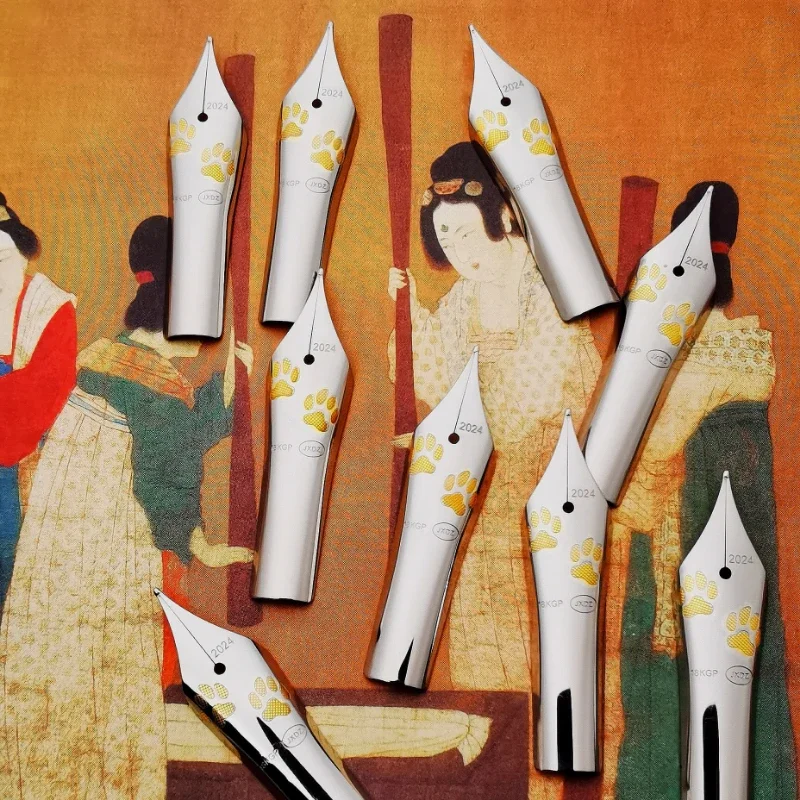 Hand Polished Fountain Pen Tip Bock 6 F 0.5MM Nib Long Knife Research Adult Student Calligraphy Practice Pen Refill Office Write
Hand Polished Fountain Pen Tip Bock 6 F 0.5MM Nib Long Knife Research Adult Student Calligraphy Practice Pen Refill Office Write