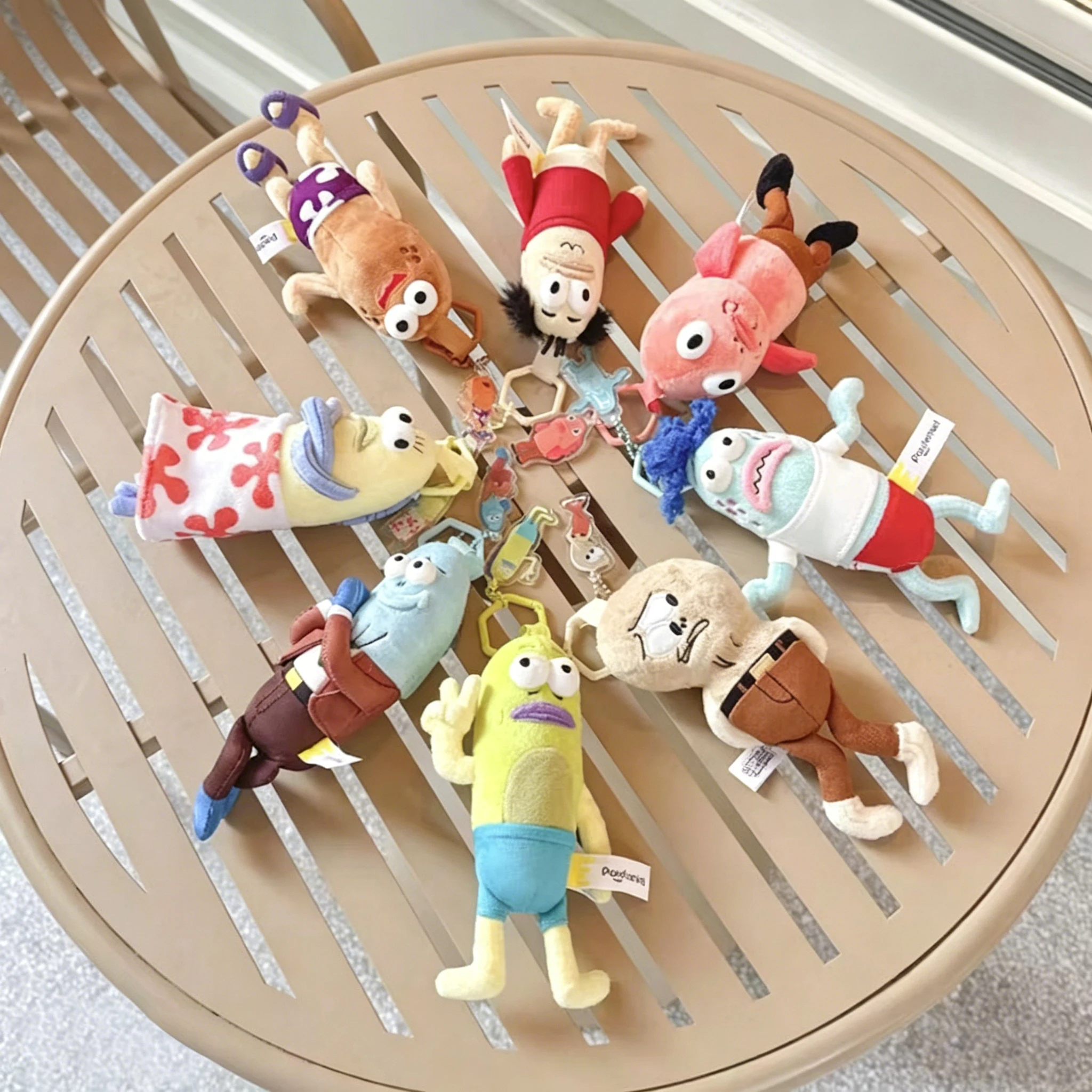 Genuine SpongeBob SquarePants Bikini Bottom Buddies Plush Keychain Plushies Collection Cute Doll Kids Child Birthday Gifts
Genuine SpongeBob SquarePants Bikini Bottom Buddies Plush Keychain Plushies Collection Cute Doll Kids Child Birthday Gifts