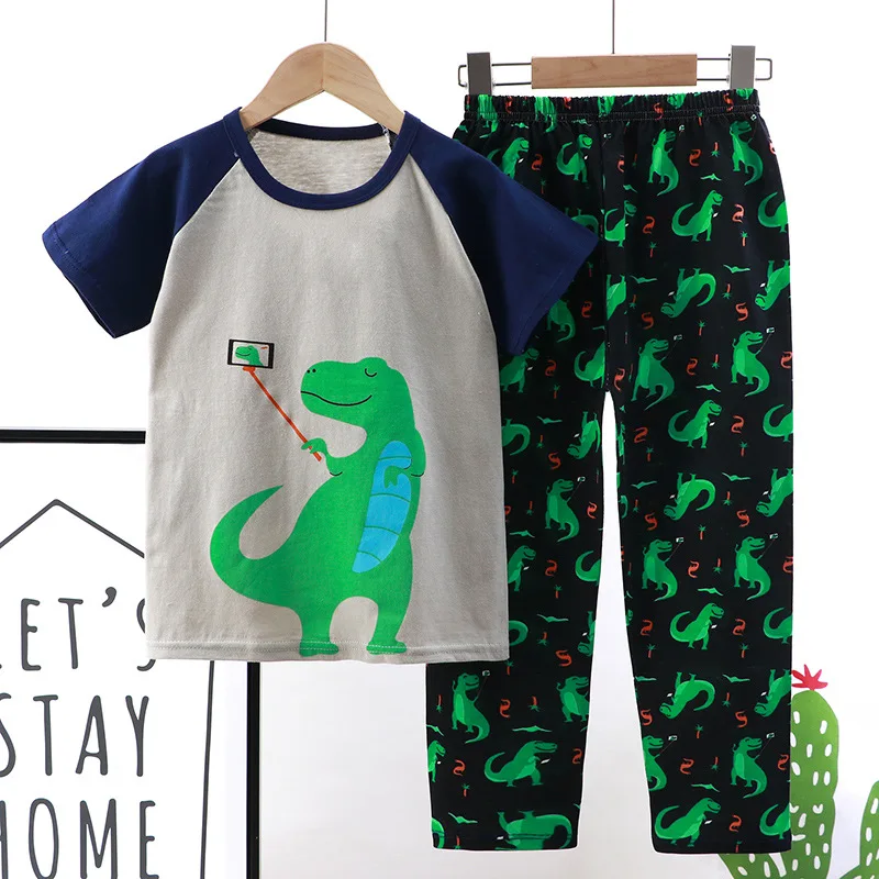 V-TREE 2025 Spring Kids Clothing Sets Short-sleeved T Shirt and Pants Boys Girls Cartoon Pajama Children Clothing Baby Sleepwear
V-TREE 2025 Spring Kids Clothing Sets Short-sleeved T Shirt and Pants Boys Girls Cartoon Pajama Children Clothing Baby Sleepwear
