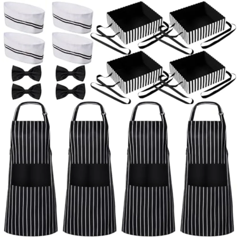 16 Pcs Adult Waiter Costume Circus Soda Jerk Hot Dog Costume 1950s Carnival Party Cosplay
16 Pcs Adult Waiter Costume Circus Soda Jerk Hot Dog Costume 1950s Carnival Party Cosplay