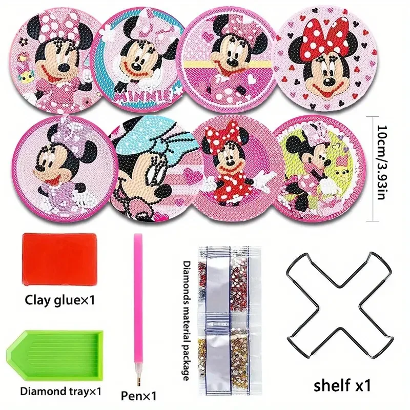 New Arrival 6Pcs Cartoon Mouse Diamond Painting Coasters with Holder, DIY Cup Mat Souvenirs Creative Home
New Arrival 6Pcs Cartoon Mouse Diamond Painting Coasters with Holder, DIY Cup Mat Souvenirs Creative Home