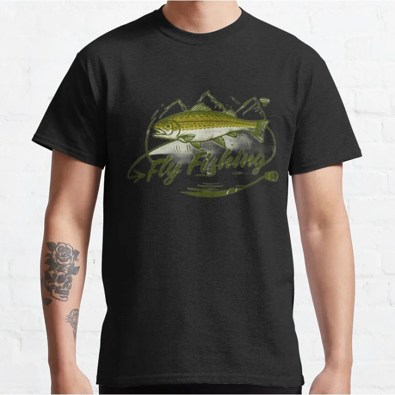 Fly Fishing Retro Outdoors sport gift for fishermen Short-sleeve crewneck T-shirt large size Adult Tops S-6xl
Fly Fishing Retro Outdoors sport gift for fishermen Short-sleeve crewneck T-shirt large size Adult Tops S-6xl
