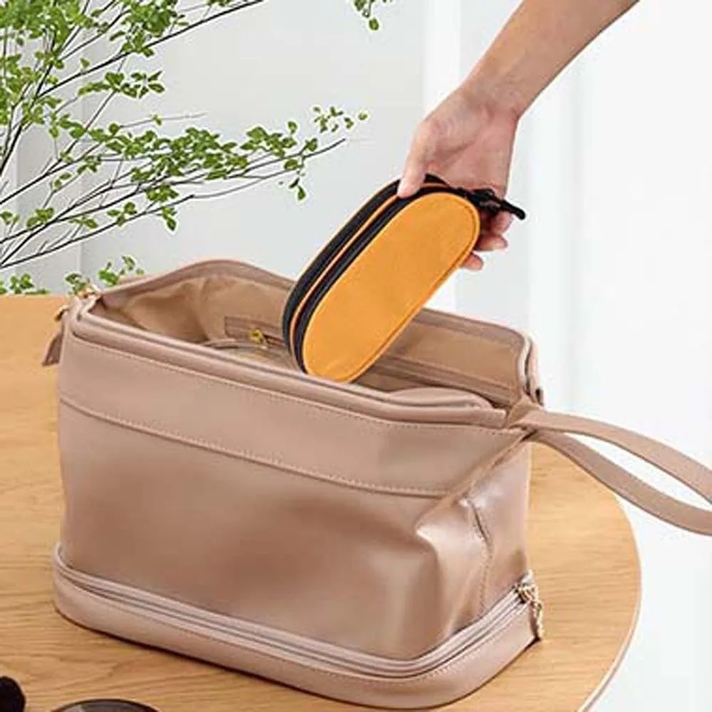 Портативный двухслойный органайзер для очков, тканевая сумка для хранения очков большой емкости, защита от потери воды, защита от брызг воды 
Портативный двухслойный органайзер для очков, тканевая сумка для хранения очков большой емкости, защита от потери воды, защита от брызг воды