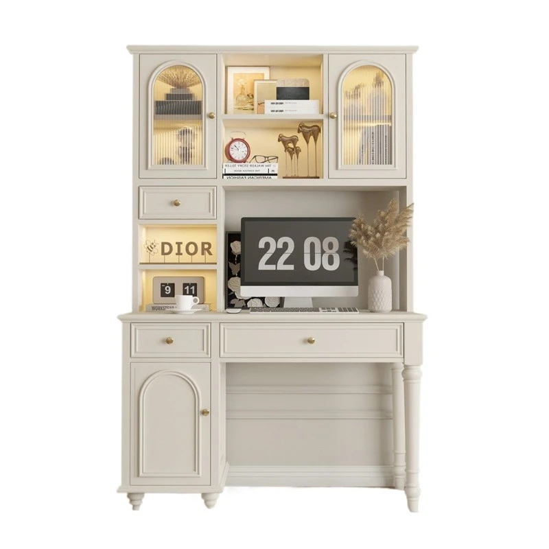 LH Modern Light Luxury Desk Bookshelf Combination Solid Wood Integrated Corner Office Desk
LH Modern Light Luxury Desk Bookshelf Combination Solid Wood Integrated Corner Office Desk