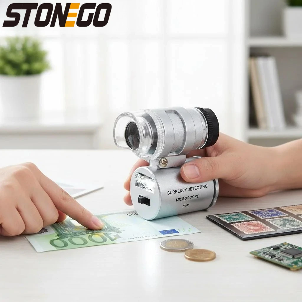 LED Illuminated 60X Loupe Magnifier Portable UV Lights Eye Loop Stand Jewelry Diamonds Coins Engravings
LED Illuminated 60X Loupe Magnifier Portable UV Lights Eye Loop Stand Jewelry Diamonds Coins Engravings