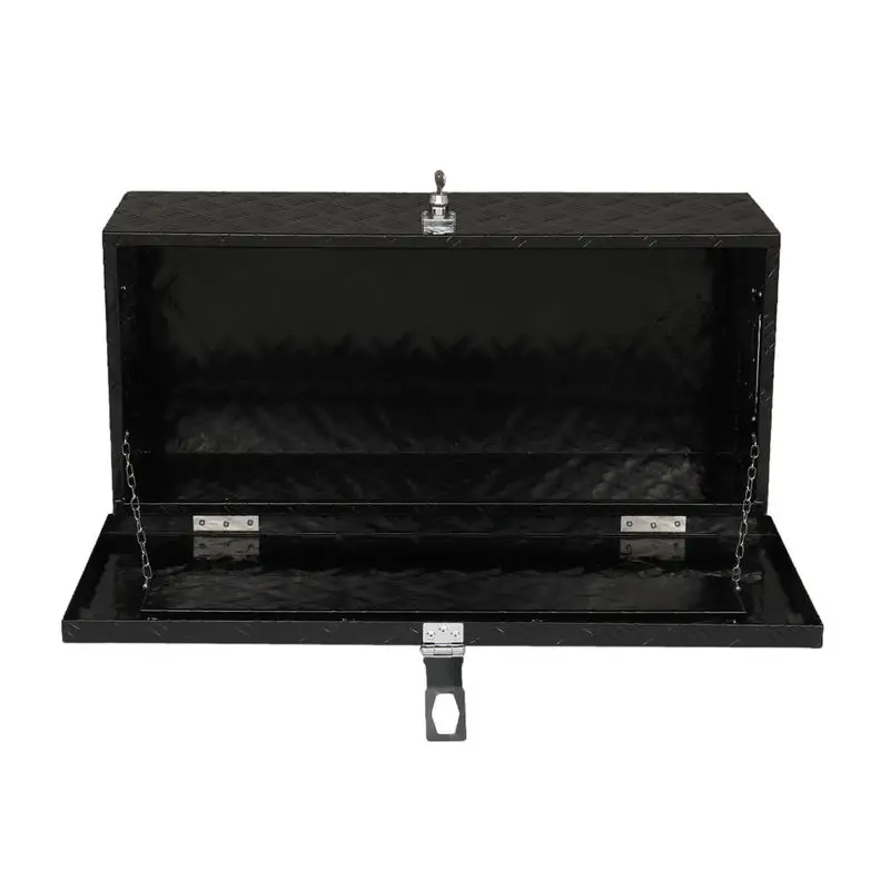 30" Aluminum 5-Striped Pattern Tool Box with Single Lock, Black, Style A
30" Aluminum 5-Striped Pattern Tool Box with Single Lock, Black, Style A