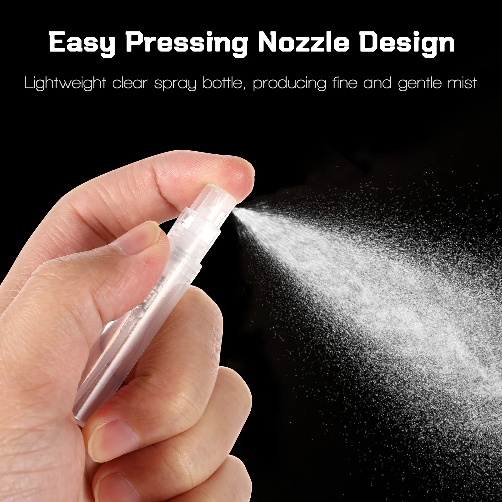 60Pcs Plastic Mini Spray Bottles Perfume Bottles Leak Proof Travel Size Refillable Portable Fine Mist Atomizers
60Pcs Plastic Mini Spray Bottles Perfume Bottles Leak Proof Travel Size Refillable Portable Fine Mist Atomizers