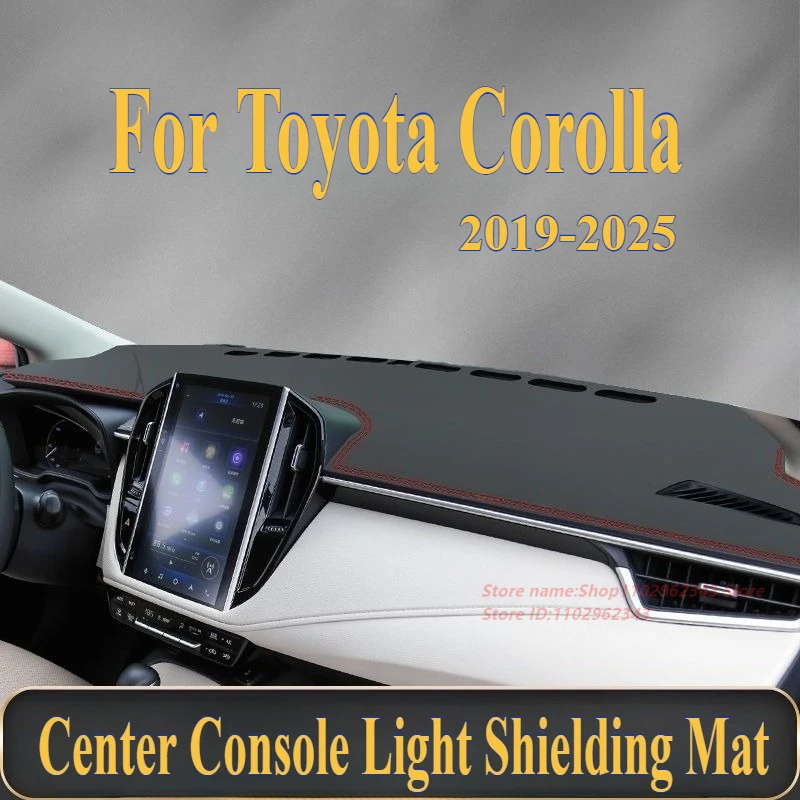 Для Toyota Corolla центральная консоль, светозащитный коврик, изоляционная приборная панель, солнцезащитная накладка, аксессуары для салона автомобиля 
Для Toyota Corolla центральная консоль, светозащитный коврик, изоляционная приборная панель, солнцезащитная накладка, аксессуары для салона автомобиля