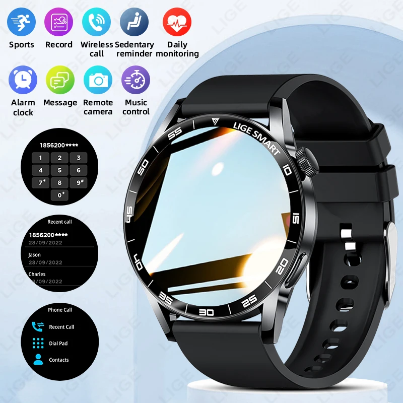 LIGE Military Smart Watches For Men Women 1.38" HD Screen Waterproof Heart Rate Sleep Health Bluetooth Call Watches For Man 2026
LIGE Military Smart Watches For Men Women 1.38" HD Screen Waterproof Heart Rate Sleep Health Bluetooth Call Watches For Man 2026