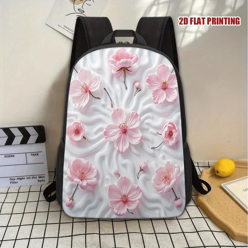 1 piece Sakura Art Backpack - Stylish 2D graphic design, adjustable shoulder straps, zipper closure, light and durable
1 piece Sakura Art Backpack - Stylish 2D graphic design, adjustable shoulder straps, zipper closure, light and durable