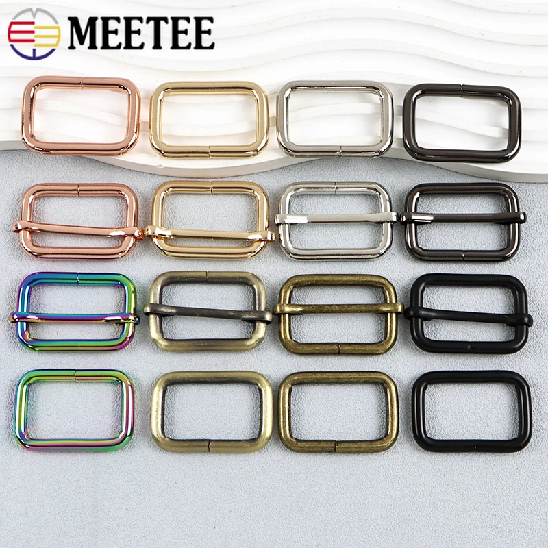 5/10Pcs 16-50mm Metal Ring Buckles for Bag Strap Tri-Glide Slider Clasps Webbing Belt Adjuster Hook DIY Hardware Accessories
5/10Pcs 16-50mm Metal Ring Buckles for Bag Strap Tri-Glide Slider Clasps Webbing Belt Adjuster Hook DIY Hardware Accessories