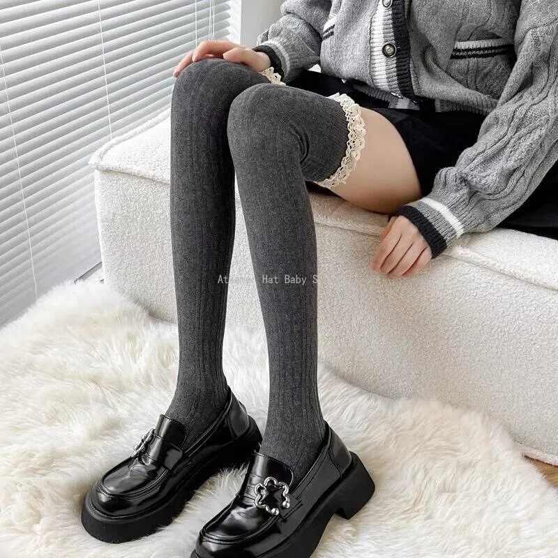 Sweet Sexy Lace Up Long Knee Socks for Girls Over Knee Thigh High Stockings Warm Knitting Tall Tube Tights 
Sweet Sexy Lace Up Long Knee Socks for Girls Over Knee Thigh High Stockings Warm Knitting Tall Tube Tights