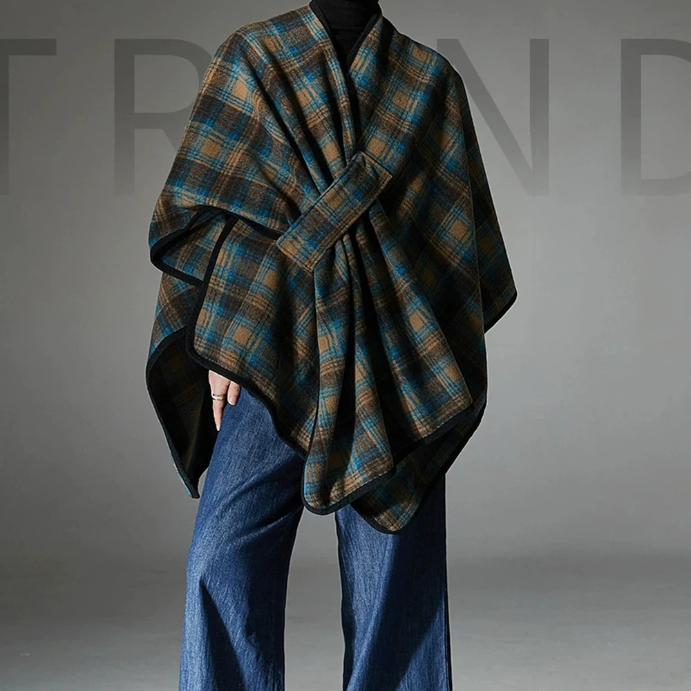 Amazon's best European and American autumn and winter 2025 new blue plaid shawl-GZXX746
Amazon's best European and American autumn and winter 2025 new blue plaid shawl-GZXX746