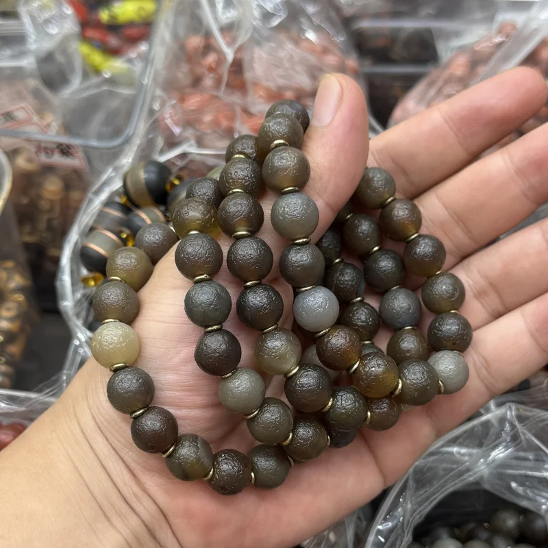Agate bracelet, cultural , Tibetan handmade accessory, item, round beads, ethnic style, unisex
Agate bracelet, cultural , Tibetan handmade accessory, item, round beads, ethnic style, unisex