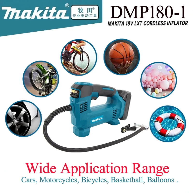 Makita 18V Lithium Cordless Tire Inflator Wireless Air Pump for BL1815 BL1830 BL1840 BL1850 Power Tool Battery
Makita 18V Lithium Cordless Tire Inflator Wireless Air Pump for BL1815 BL1830 BL1840 BL1850 Power Tool Battery