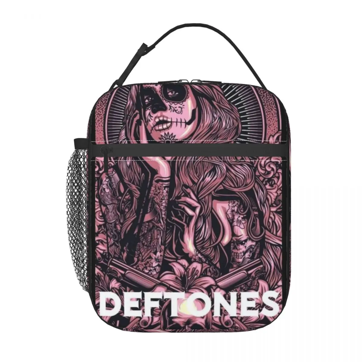 Custom Singer Star D-Deftones Insulated Lunch Bag for Women Cooler Thermal Bento Box Outdoor Camping Travel Resuable Tote Bags
Custom Singer Star D-Deftones Insulated Lunch Bag for Women Cooler Thermal Bento Box Outdoor Camping Travel Resuable Tote Bags