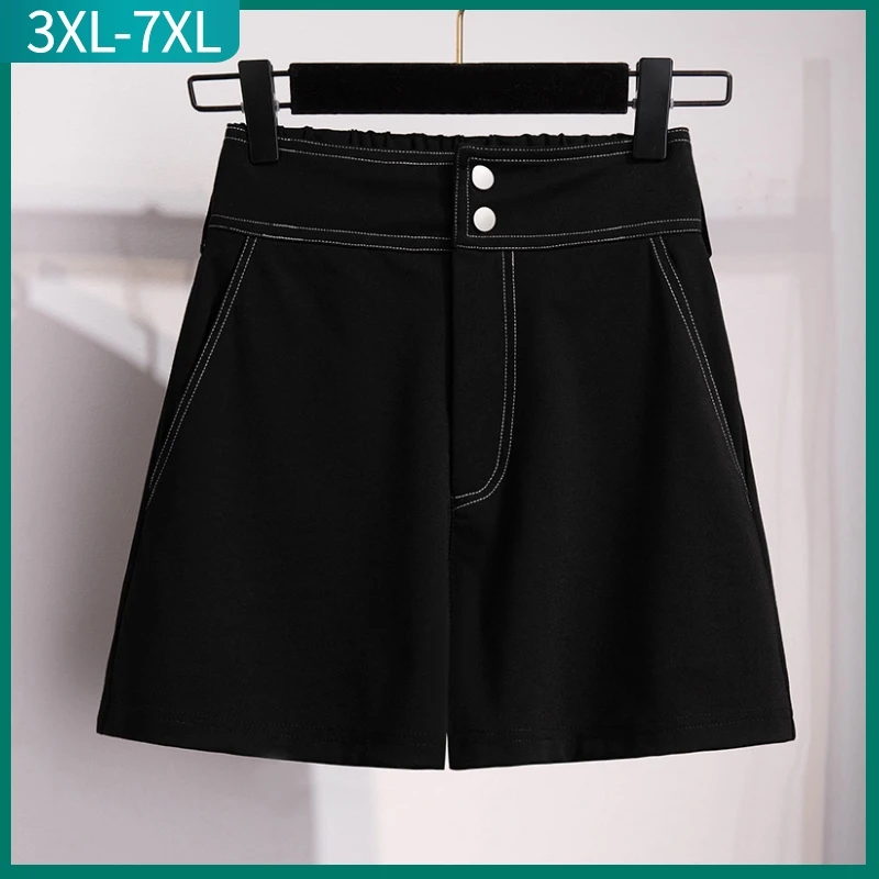 New 2023 Ladies Summer Plus Size Shorts For Women Large Loose Casual Wide Leg Black Pocket Shorts 3XL 4XL 5XL 6XL 7XL
New 2023 Ladies Summer Plus Size Shorts For Women Large Loose Casual Wide Leg Black Pocket Shorts 3XL 4XL 5XL 6XL 7XL