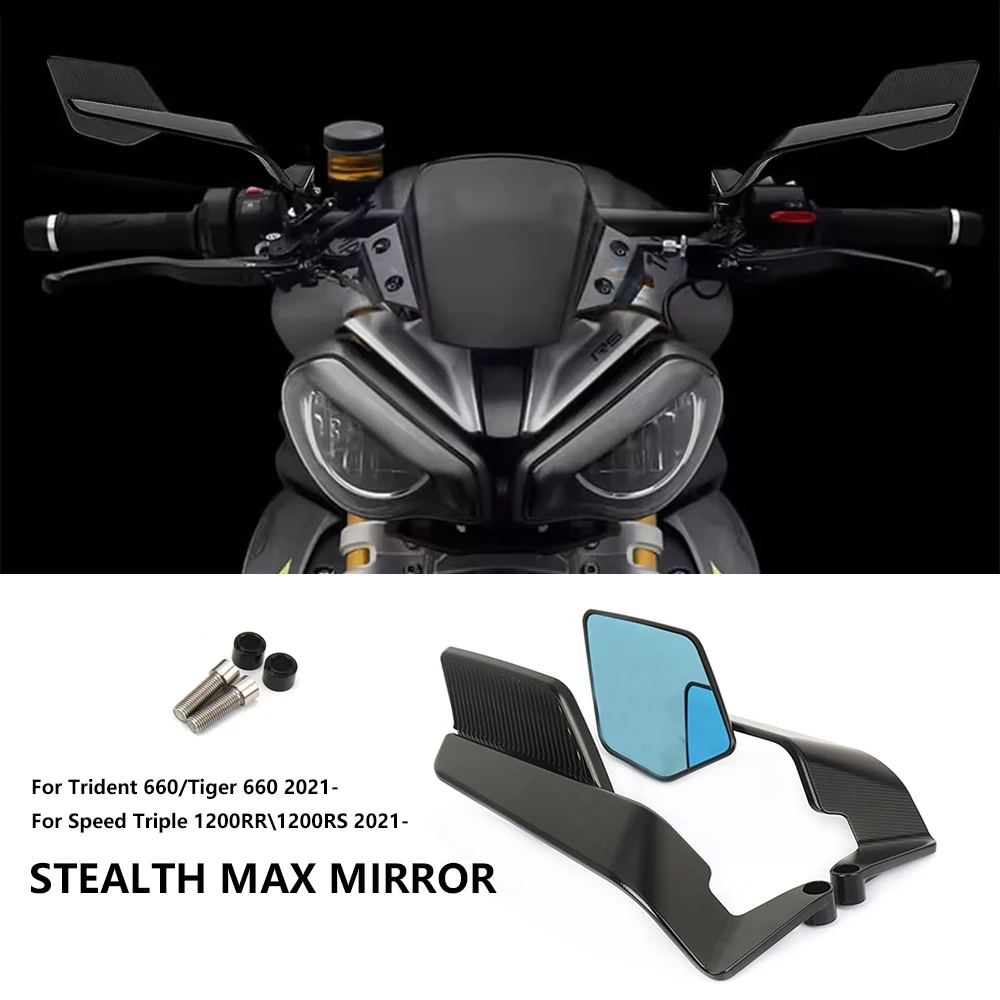 Motorcycle Anti-glare Side Mirror For TRIDENT Trident 660 2021- Speed Triple 1200 RS / RR 2022- Accessories Stealth Max Rearview
Motorcycle Anti-glare Side Mirror For TRIDENT Trident 660 2021- Speed Triple 1200 RS / RR 2022- Accessories Stealth Max Rearview